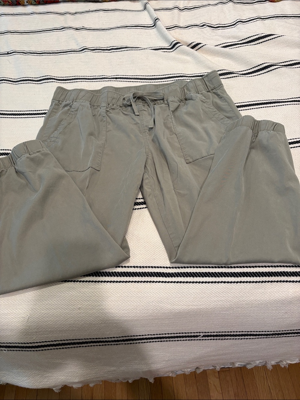 Buffalo David Bitton Women's Olive-Grey Track Joggers